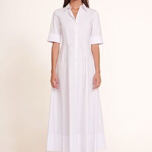 STAUD  White Maxi Dress